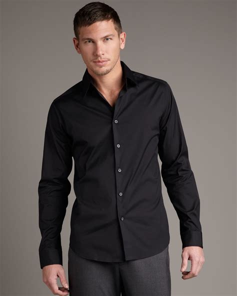 Mens Black Shirts 